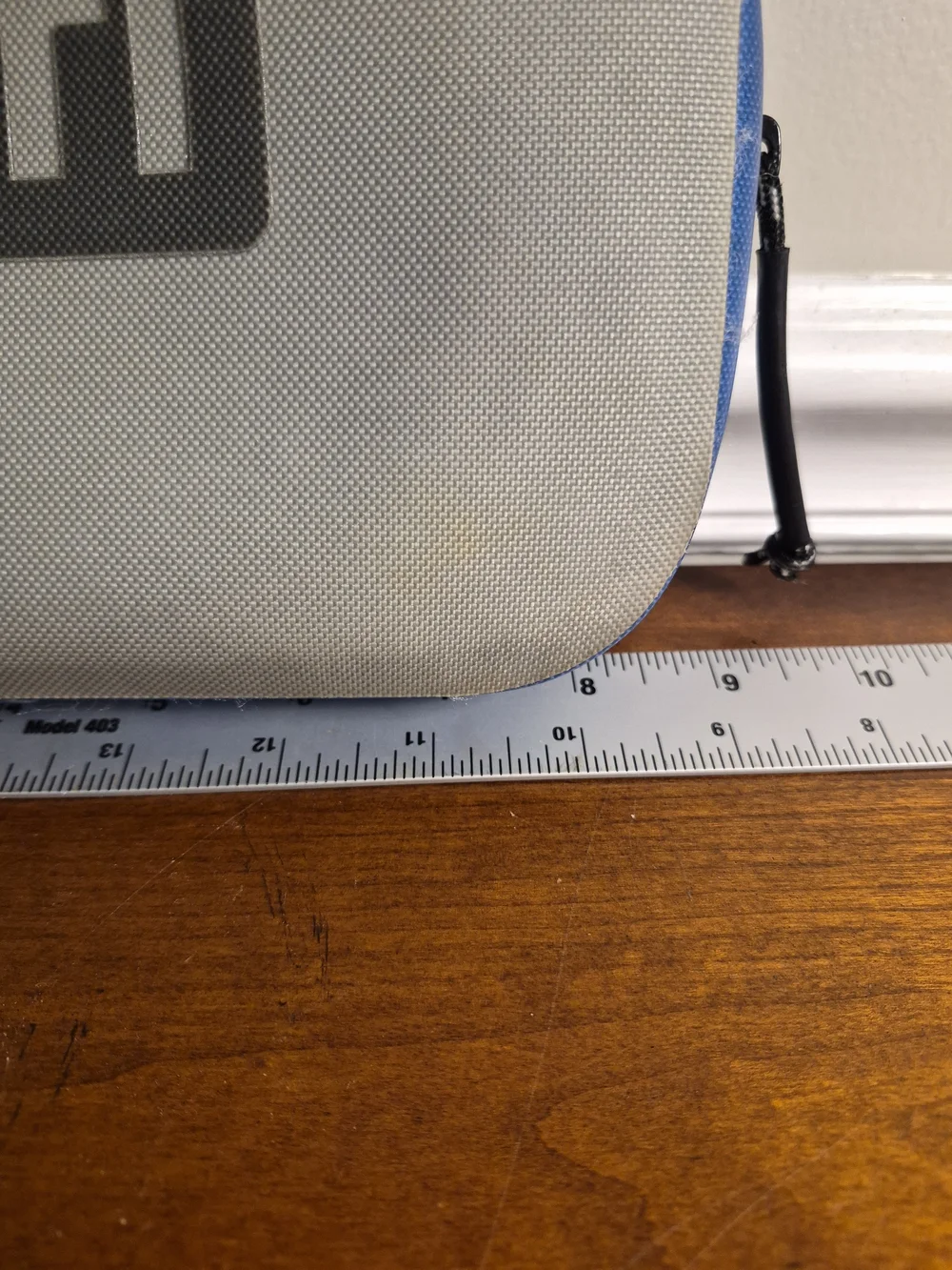 YETI Blue and Gray 1st Gen. Zipper Sidekick Dry Gear Soft Storage Case